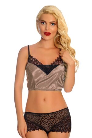 Deluxerie Crop Top Set Miriam