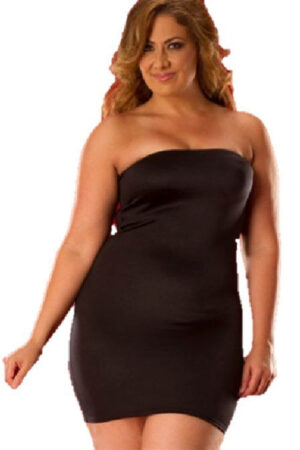 Deluxerie Plus size mini šaty Orsala