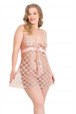 Deluxerie Plus size babydoll set Paola